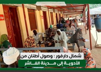 شمال دارفور : وصول أطنان من الأدوية إلى مدينة الفاشر
