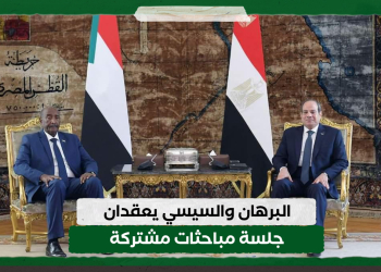 البرهان والسيسي يعقدان جلسة مباحثات مشتركة