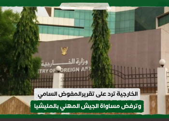 الخارجية ترد على تقريرالمفوض السامي وترفض مساواة الجيش المهني بالمليشيا