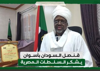 قنصل السودان بأسوان يشكر السلطات المصرية