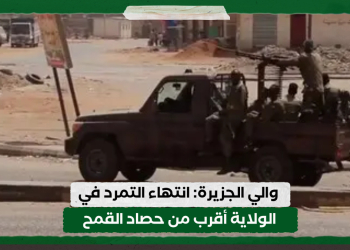 والي الجزيرة: انتهاء التمرد في الولاية أقرب من حصاد القمح