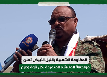 المقاومة الشعبية بالنيل الأبيض تعلن مواجهة المليشيا المتمردة بكل قوة وعزم