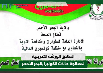 انطلاق الورشة التدريبية لمعالجة حالات الكوليرا