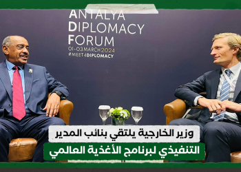 وزير الخارجية يلتقي بنائب المدير التنفيذي لبرنامج الأغذية العالمي