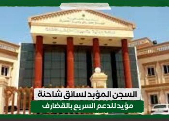 السجن المؤبد لسائق شاحنة مؤيد للدعم السريع بالقضارف