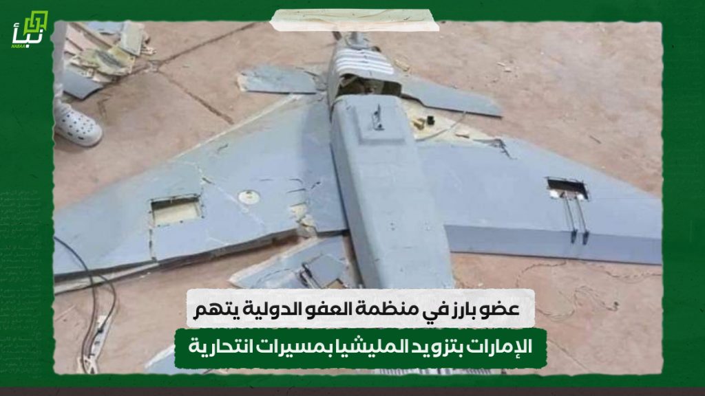عضو بارز في منظمة العفو الدولية يتهم الإمارات بتزويد المليشيا بمسيرات انتحارية 1 IMG 20240601 110900