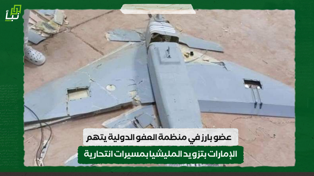 عضو بارز في منظمة العفو الدولية يتهم الإمارات بتزويد المليشيا بمسيرات انتحارية 10 عضو بارز في منظمة العفو الدولية يتهم الإمارات بتزويد المليشيا بمسيرات انتحارية