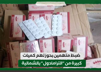 ضبط متهمين بحوزتهم كميات كبيرة من “الترامادول” بالشمالية