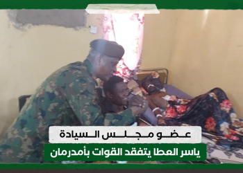 عضو مجلس السيادة ياسر العطا يتفقد القوات بأمدرمان