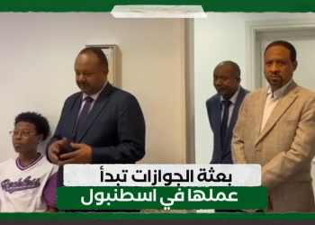 بعثة الجوازات تبدأ عملها في اسطنبول