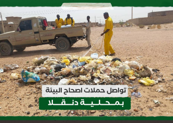 تواصل حملات اصحاح البيئة بمحلية دنقلا
