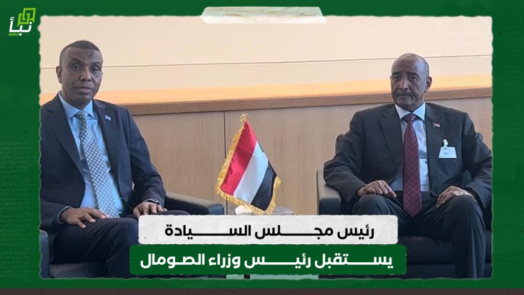 رئيس مجلس السيادة يستقبل رئيس وزراء الصومال 1 خبر موقع نبأ 31