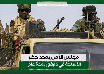 مجلس الأمن يمدد حظر الأسلحة في دارفور لمدة عام