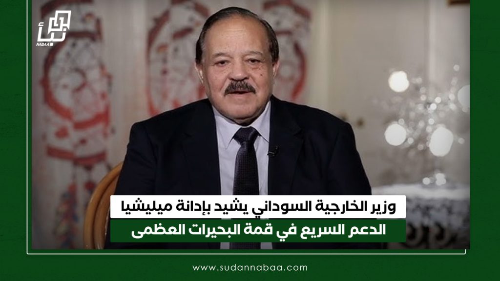 وزير الخارجية السوداني يشيد بإدانة ميليشيا الدعم السريع في قمة البحيرات العظمى