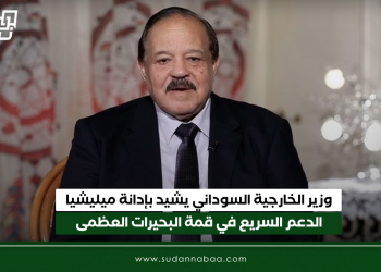 وزير الخارجية السوداني يشيد بإدانة ميليشيا الدعم السريع في قمة البحيرات العظمى