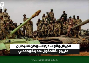 الجيش وقوات درع السودان تسيطران على بوابة الدخول لمدينة ود مدني