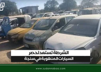 الشرطة تستعد لحصر السيارات المنهوبة في سنجة