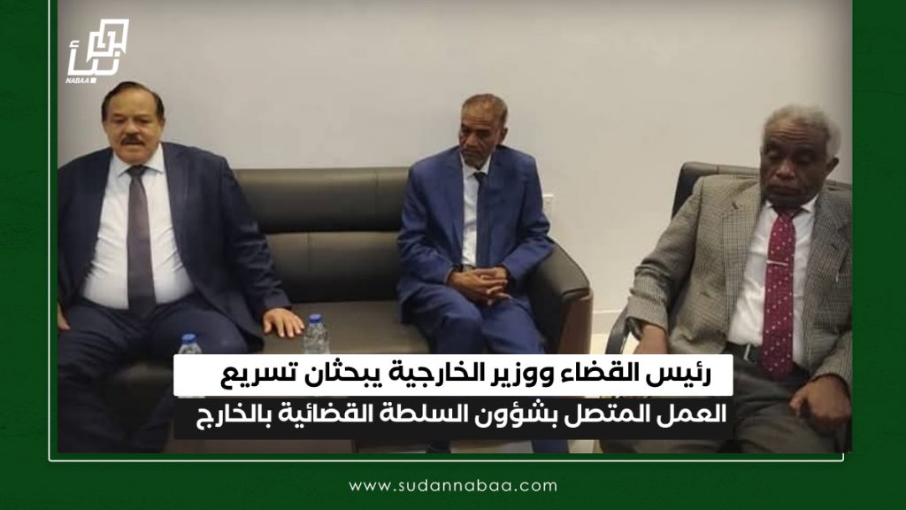 رئيس القضاء ووزير الخارجية يبحثان تسريع العمل المتصل بشؤون السلطة القضائية بالخارج 1 IMG 20241225 090049