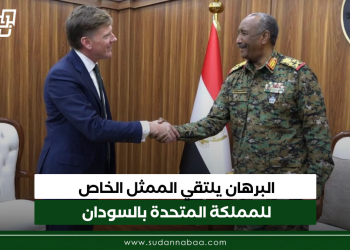 البرهان يلتقي الممثل الخاص للمملكة المتحدة بالسودان