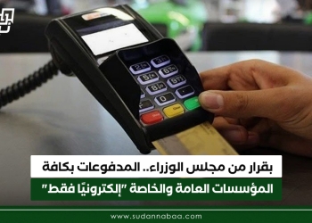 بقرار من مجلس الوزراء.. المدفوعات بكافة المؤسسات العامة والخاصة “إلكترونيًا فقط”