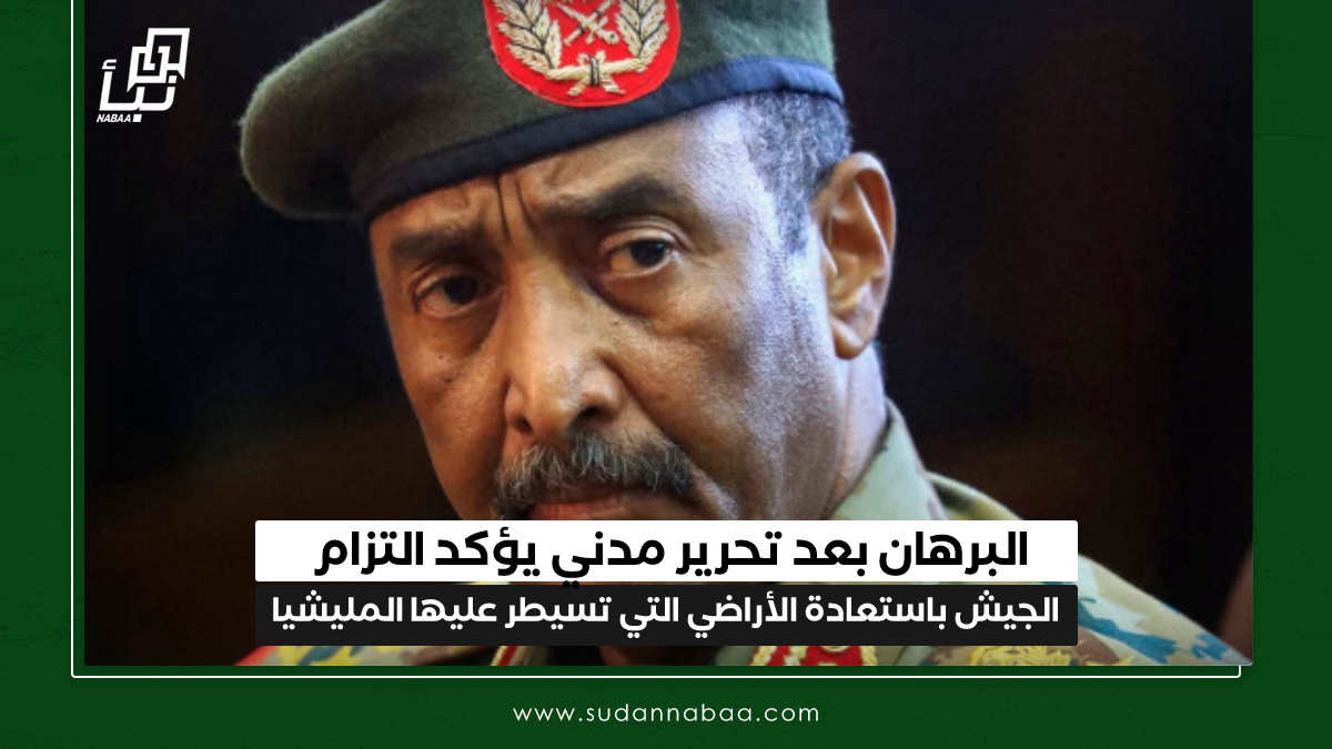 البرهان بعد تحرير مدني يؤكد التزام الجيش باستعادة الأراضي التي تسيطر عليها المليشيا 10 البرهان بعد تحرير مدني يؤكد التزام الجيش باستعادة الأراضي التي تسيطر عليها المليشيا