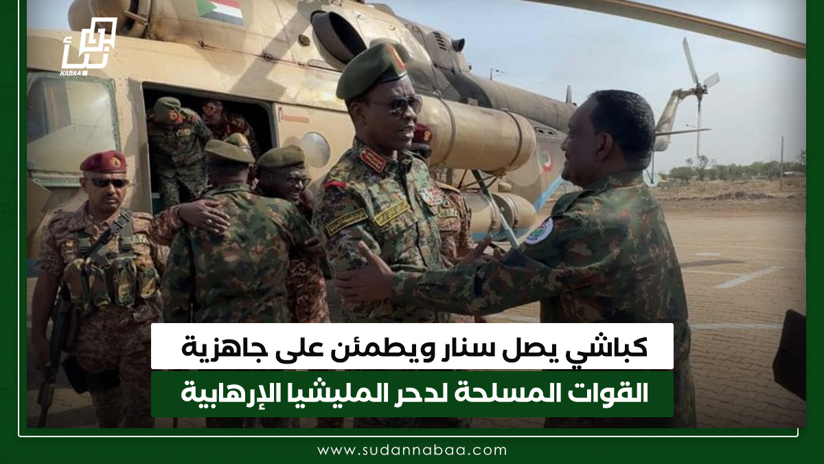 كباشي يصل سنار ويطمئن على جاهزية القوات المسلحة لدحر المليشيا الإرهابية 10 كباشي يصل سنار ويطمئن على جاهزية القوات المسلحة لدحر المليشيا الإرهابية