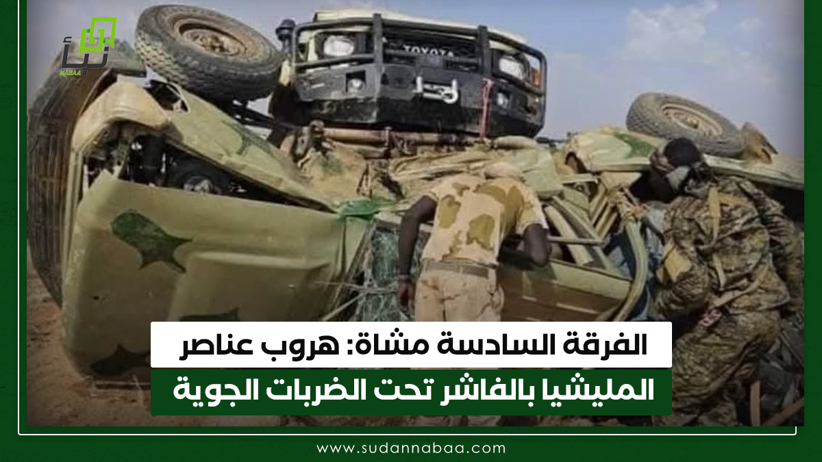 الفرقة السادسة مشاة: هروب عناصر المليشيا بالفاشر تحت الضربات الجوية 10 الفرقة السادسة مشاة: هروب عناصر المليشيا بالفاشر تحت الضربات الجوية