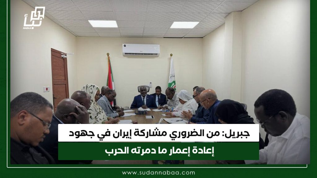 جبريل من الضروري مشاركة إيران في جهود إعادة إعمار ما دمرته الحرب