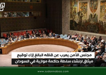 مجلس الأمن يعرب عن قلقه البالغ إزاء توقيع ميثاق لإنشاء سلطة حاكمة موازية في السودان