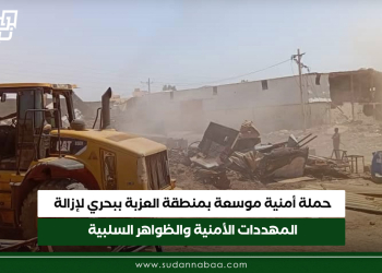 حملة أمنية موسعة بمنطقة العزبة ببحري لإزالة المهددات الأمنية والظواهر السلبية