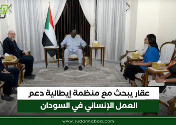 عقار يبحث مع منظمة إيطالية دعم العمل الإنساني في السودان