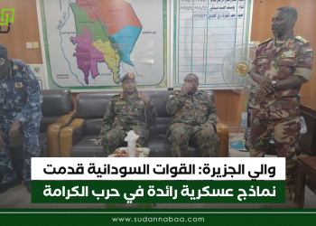 والي الجزيرة: القوات السودانية قدمت نماذج عسكرية رائدة في حرب الكرامة