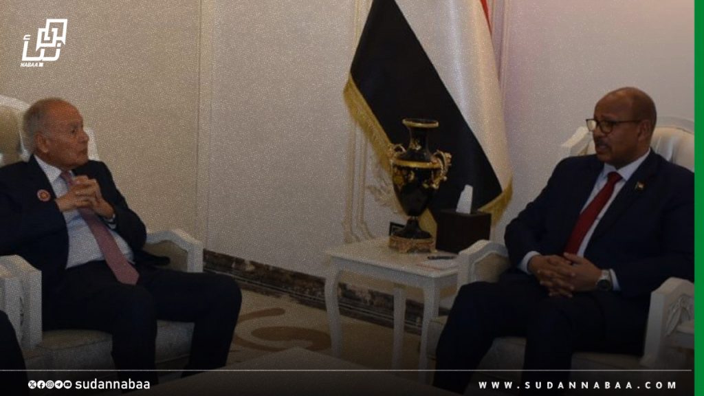 جابر يلتقي الأمين العام للجامعة العربية 1 جابر يلتقي الأمين العام للجامعة العربية