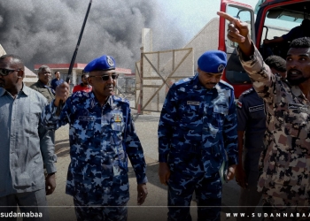 بالصور.. المدير العام لقوات الشرطة السودانية الفريق أول خالد حسان يتفقد المنشآت الحيوية في بورتسودان بعد تعرضها لقصف بالمسيرات الإماراتية