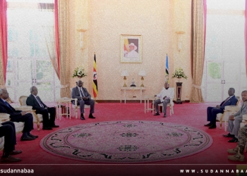 مالك عقار يطلع الرئيس موسفيني على مجمل الأوضاع في السودان