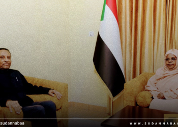 عضو مجلس السيادة الدكتورة سلمى عبد الجبار تلتقي رئيس مجلس الوزراء