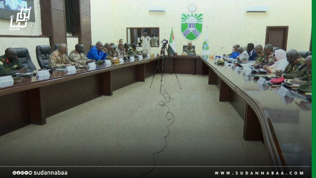 لجنة ضبط الأمن وفرض هيبة الدولة باللجنة العليا لتهيئة العودة للخرطوم تطمئن على تدابير الدفاع المدني في مراقبة مناسيب النيل