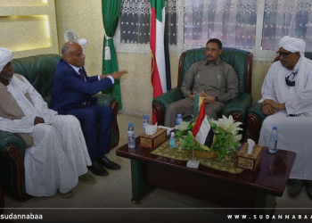 والي كسلا يستقبل وفد وزارة الزراعة والري