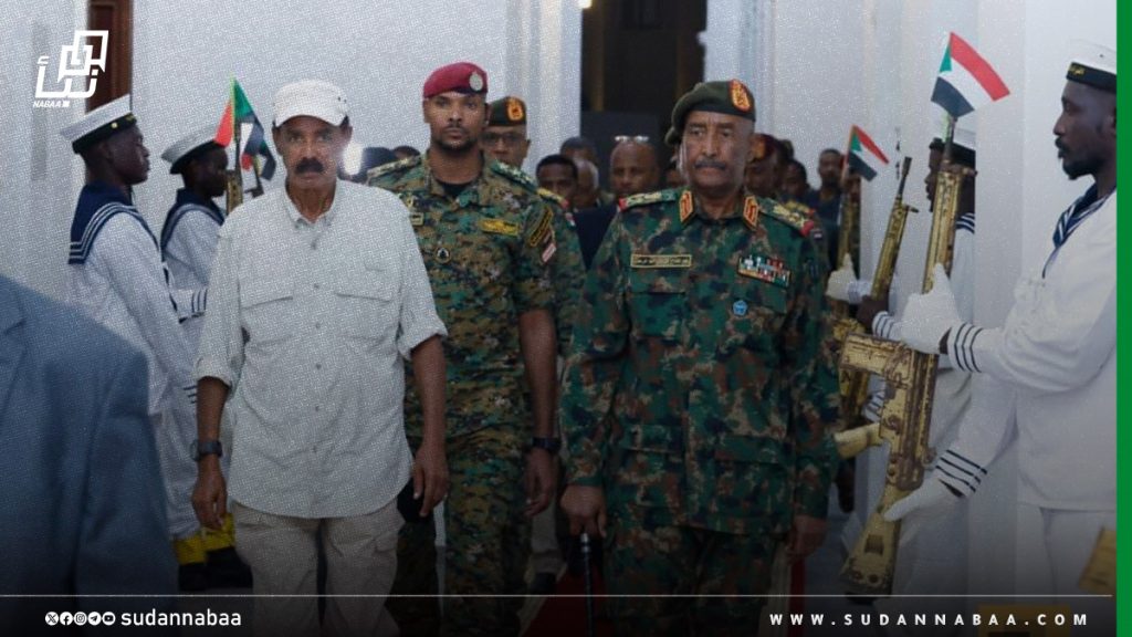 استقبال رسمي لأفورقي بقصر الشرق وبحث أوجه التعاون بين السودان وإريتريا 1 استقبال رسمي لأفورقي بقصر الشرق وبحث أوجه التعاون بين السودان وإريتريا