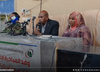 مؤتمر صحفي لوفد الإعلاميين الزائر للشمالية بدنقلا للوقوف على أوضاع النازحين