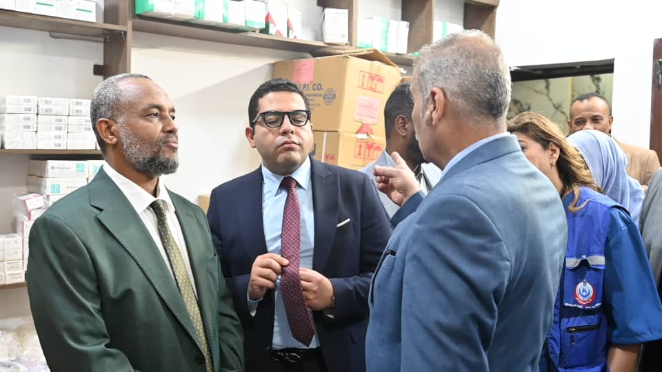 Minister of Health Visits Egyptian Medical Convoy in Port Sudan 13 Minister of Health Visits Egyptian Medical Convoy in Port Sudan