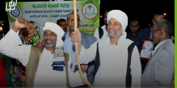 حفل تكريم ووداع البروفسير هيثم محمد ابراهيم وزير الصحة الاتحادية وأركان سلمه ومنسوبي وزارة الصحة، بنادى الموانى البحرية ببورتسودان