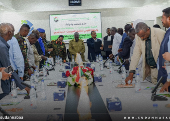 قائد الفرقة 19 مشاة يشهد مراسم توقيع عقد شراكة بين هيئة تطوير الزراعة وجهاز تشغيل الخريجين
