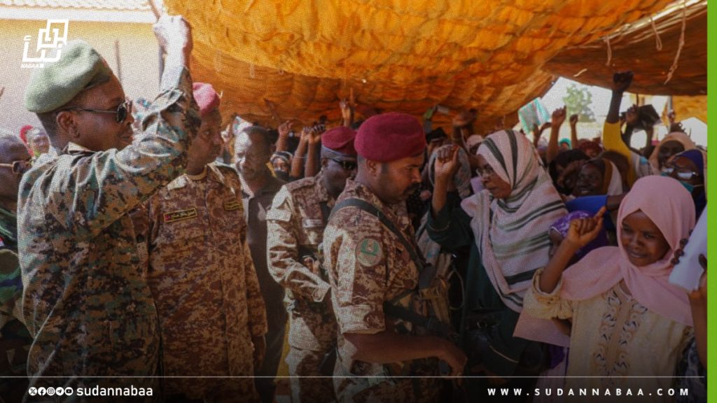 كباشي يتفقد الوافدين بأمبدة ويبشر بقرب النصر والتحرير 1 كباشي يتفقد الوافدين بأمبدة ويبشر بقرب النصر والتحرير