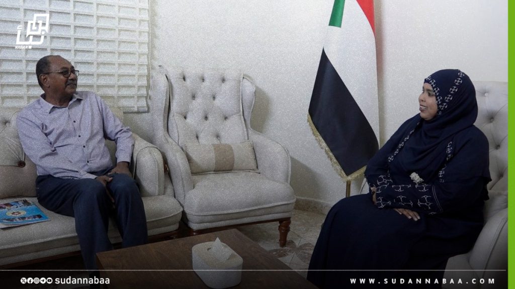 نوارة أبو محمد تلتقي رئيس منظمة رابطة الشعوب