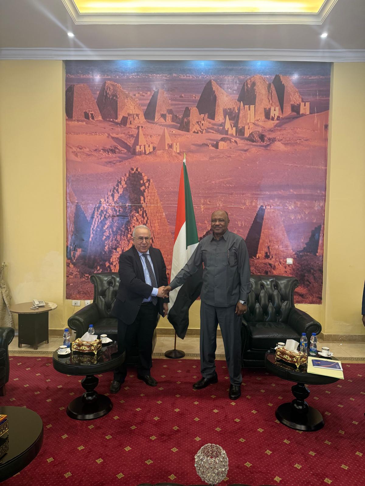 Salim, Lamamra Discuss Humanitarian Situation and Political Process in Sudan