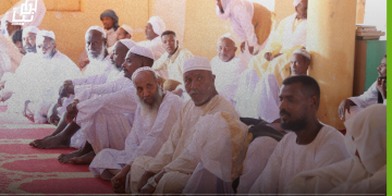 جانب من صلاة العيد بقرية التبيب ابوخريس بولاية الجزيرة