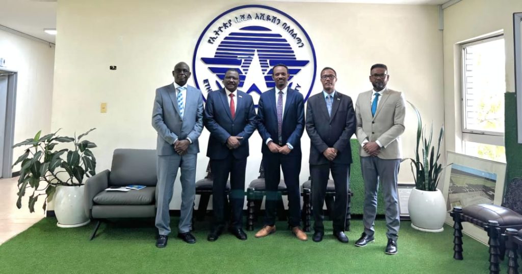 Sudan’s Ambassador to Ethiopia Meets Director General of Ethiopian Civil Aviation Authority 1 سفير السودان لدى إثيوبيا
