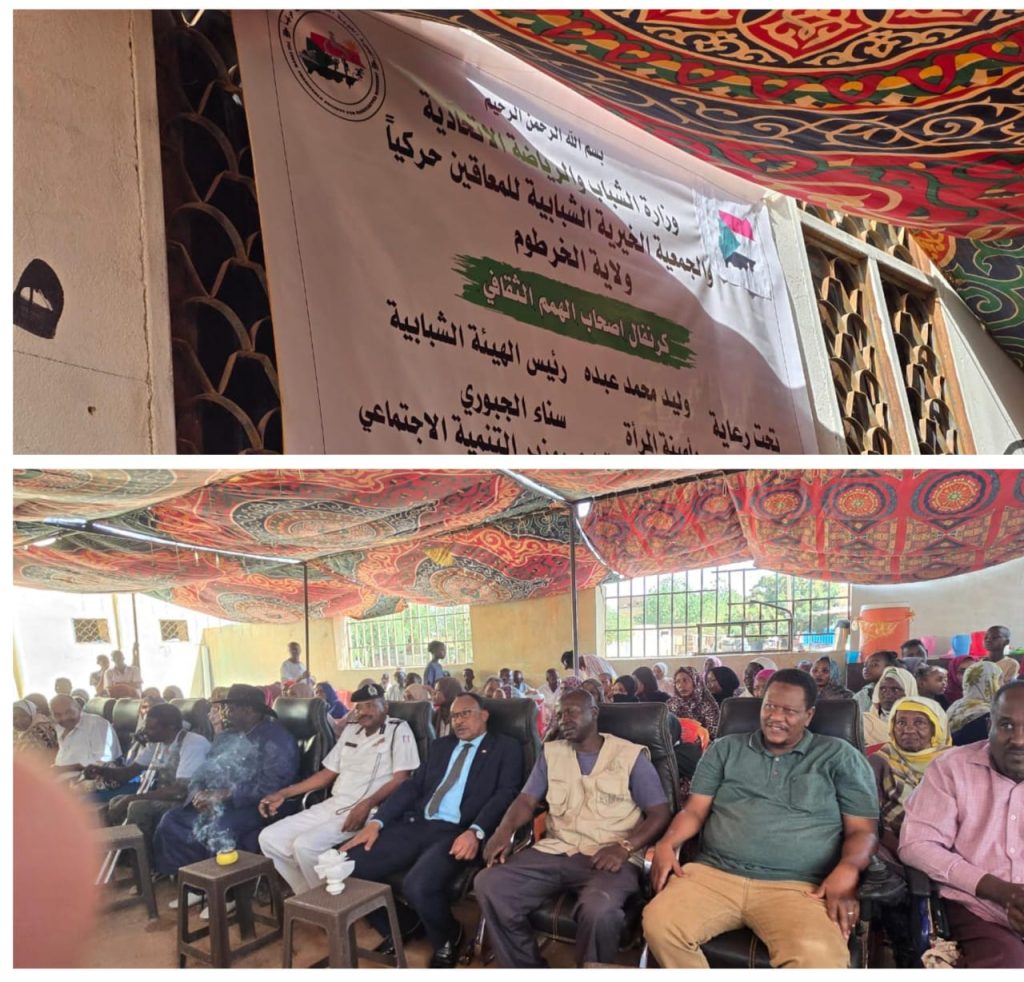 Youth and Sports Minister Participates in Cultural Carnival for Persons with Disabilities 1 وزير الشباب والرياضة