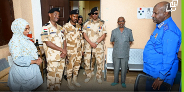بالصور ..مدير عام قوات الشرطة يزور مستشفى الكرامة القطاع الأول الاحتياطى المركزى